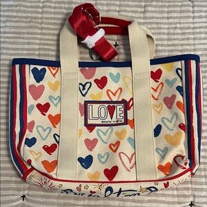 Brighton Love Canvas Crossbody Bag